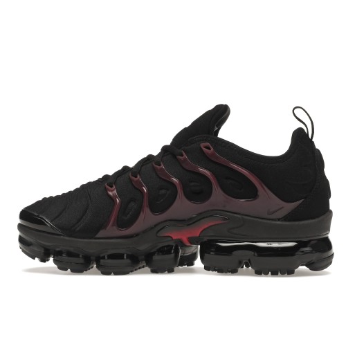 Кроссы Nike Air VaporMax Plus Black Noble Red - мужская сетка размеров