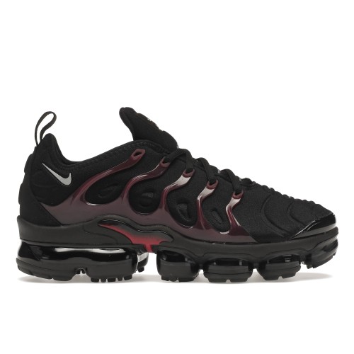 Кроссы Nike Air VaporMax Plus Black Noble Red - мужская сетка размеров