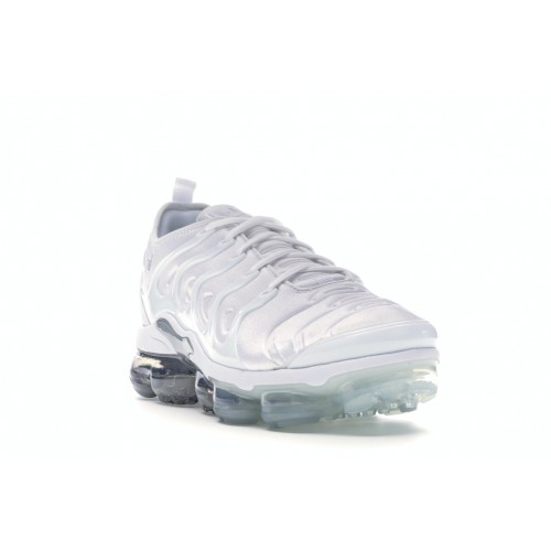 Кроссы Nike Air VaporMax Plus White Pure Platinum - мужская сетка размеров