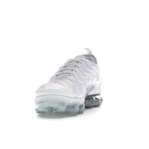 Кроссы Nike Air VaporMax Plus White Pure Platinum - мужская сетка размеров