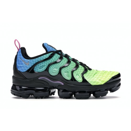 Кроссы Nike Air VaporMax Plus Aurora Green - мужская сетка размеров