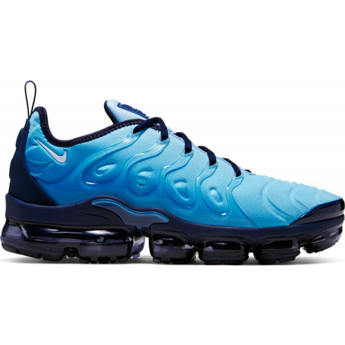 Кроссы Nike Air VaporMax Plus Light Current Blue - мужская сетка размеров