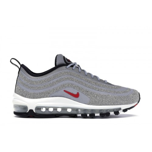 Кроссы Nike Air Max 97 LX Swarovski Silver Bullet (W) - женская сетка размеров