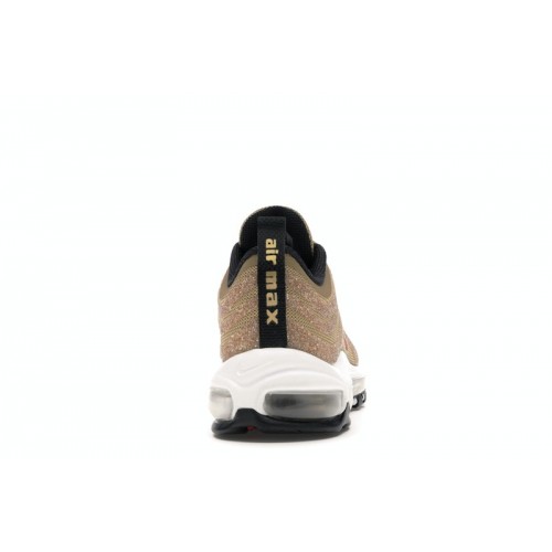 Кроссы Nike Air Max 97 LX Swarovski Gold (W) - женская сетка размеров