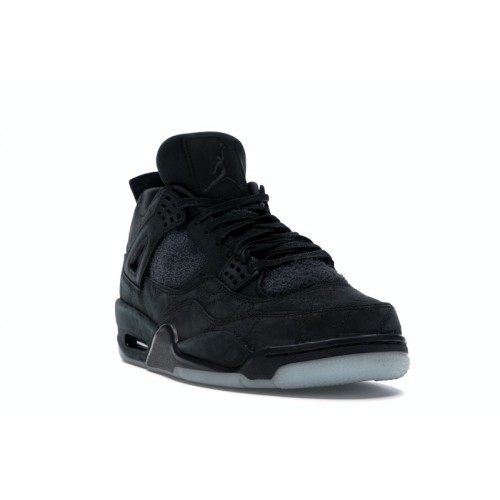 Кроссы Jordan 4 Retro Kaws Black - мужская сетка размеров