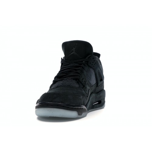 Кроссы Jordan 4 Retro Kaws Black - мужская сетка размеров