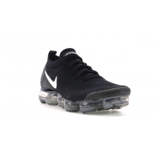 Кроссы Nike Air VaporMax 2 Black White - мужская сетка размеров