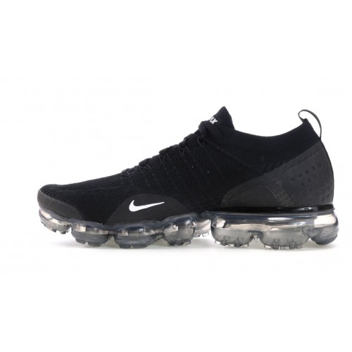 Кроссы Nike Air VaporMax 2 Black White - мужская сетка размеров