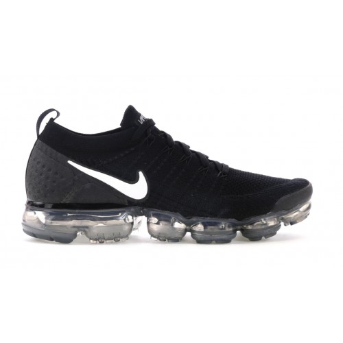 Кроссы Nike Air VaporMax 2 Black White - мужская сетка размеров