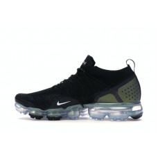 Nike Air VaporMax Flyknit 2 Black Metallic Silver Multi-Color