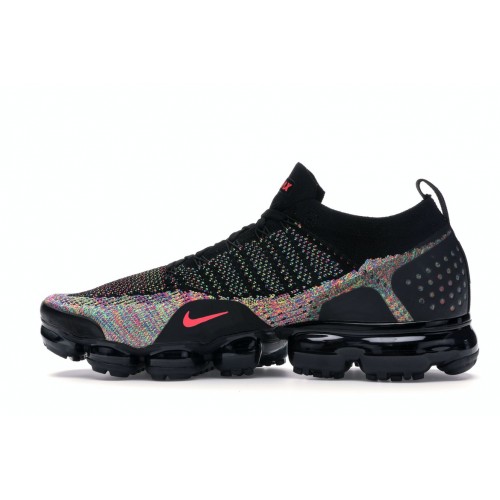 Кроссы Nike Air VaporMax 2 Black Multi-Color - мужская сетка размеров