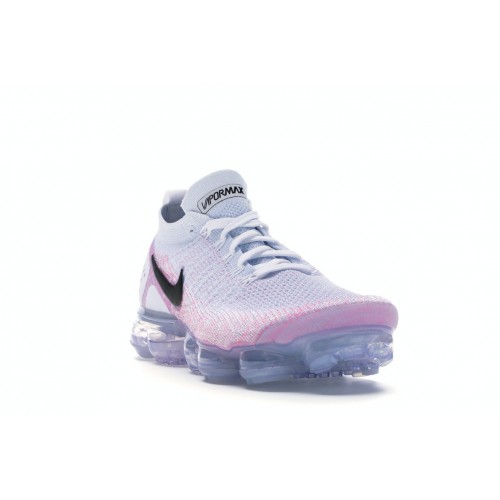 Кроссы Nike Air VaporMax 2 White Hydrogen Blue - мужская сетка размеров