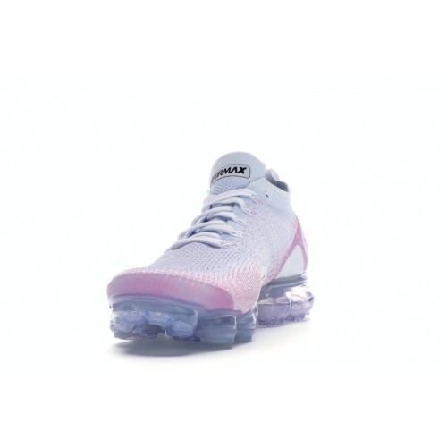 Кроссы Nike Air VaporMax 2 White Hydrogen Blue - мужская сетка размеров