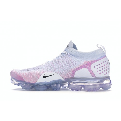 Кроссы Nike Air VaporMax 2 White Hydrogen Blue - мужская сетка размеров