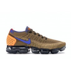 Кроссовки Nike Air VaporMax Flyknit 2 Golden Beige Racer Blue