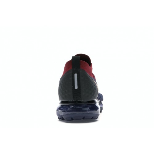 Кроссы Nike Air VaporMax 2 Team Red Obsidian - мужская сетка размеров