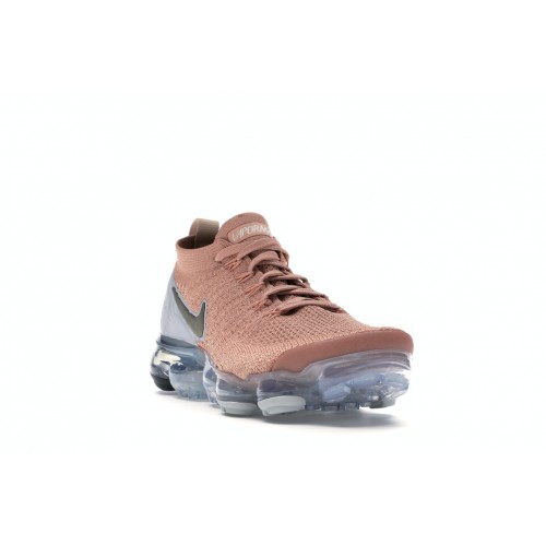 Кроссы Nike Air VaporMax Flyknit 2 Rose Gold (W) - женская сетка размеров