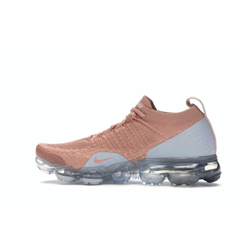 Кроссы Nike Air VaporMax Flyknit 2 Rose Gold (W) - женская сетка размеров