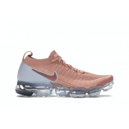 Кроссы Nike Air VaporMax Flyknit 2 Rose Gold (W) - женская сетка размеров