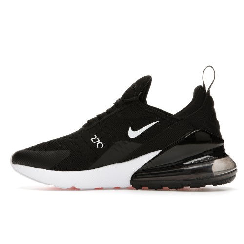 Кроссы Nike Air Max 270 Black White (GS) - подростковая сетка размеров