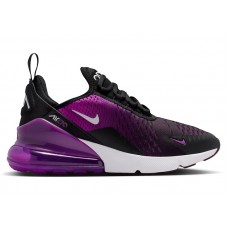 Подростковые Nike Air Max 270 Black Vivid Purple (GS)