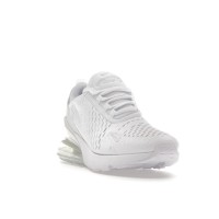 Подростковые Nike Air Max 270 White Metallic Silver (GS)
