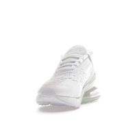 Подростковые Nike Air Max 270 White Metallic Silver (GS)