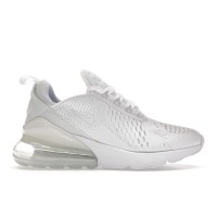 Подростковые кроссовки Nike Air Max 270 White Metallic Silver (GS)