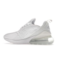 Подростковые Nike Air Max 270 White Metallic Silver (GS)
