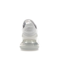 Подростковые Nike Air Max 270 White Metallic Silver (GS)