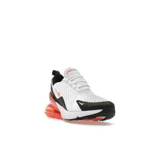 Кроссы Nike Air Max 270 White Turf Orange (GS) - подростковая сетка размеров