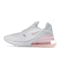 Подростковые Nike Air Max 270 White Light Smoke Grey Pink Foam (GS)