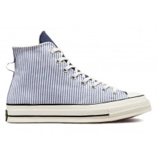 Кеды Converse Chuck Taylor All Star 70 Hi Hickory Stripe Washed Indigo