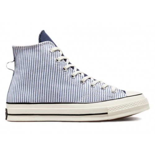 Кроссы Converse Chuck Taylor All Star 70 Hi Hickory Stripe Washed Indigo - мужская сетка размеров