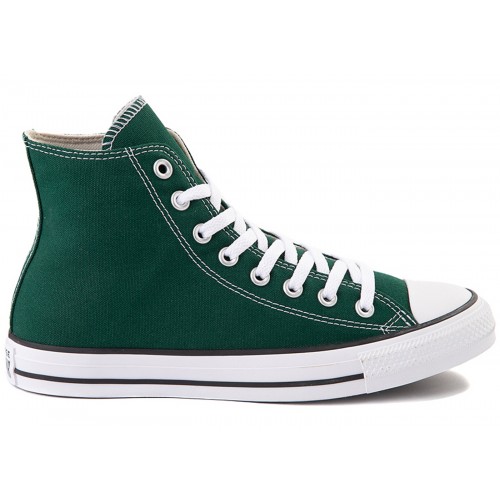 Кеды Converse Chuck Taylor All-Star Hi Midnight Clover Green - мужская сетка размеров