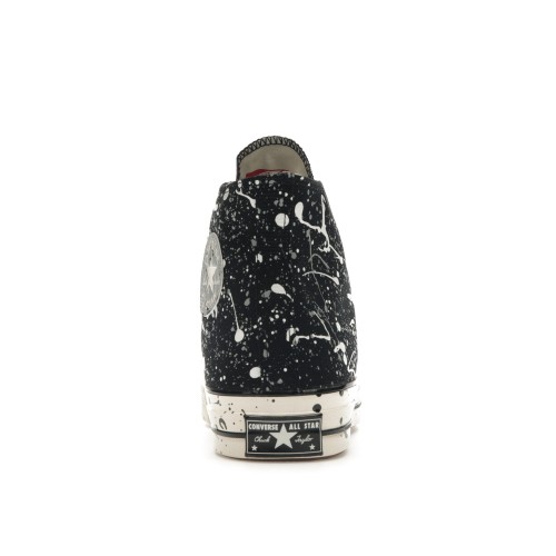 Кроссы Converse Chuck Taylor All Star 70 Hi Archive Paint Splatter Black White - мужская сетка размеров