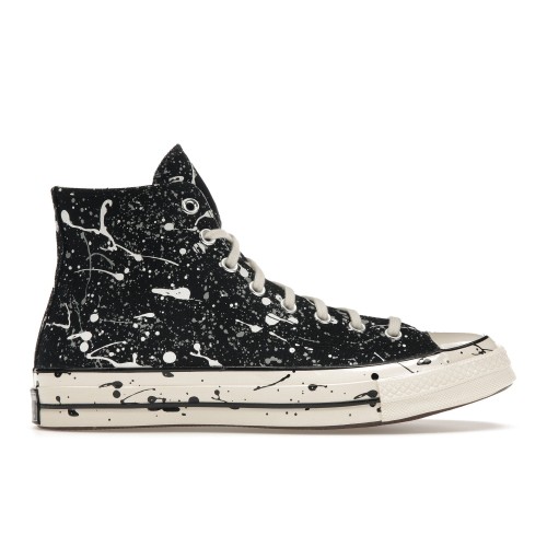 Кроссы Converse Chuck Taylor All Star 70 Hi Archive Paint Splatter Black White - мужская сетка размеров