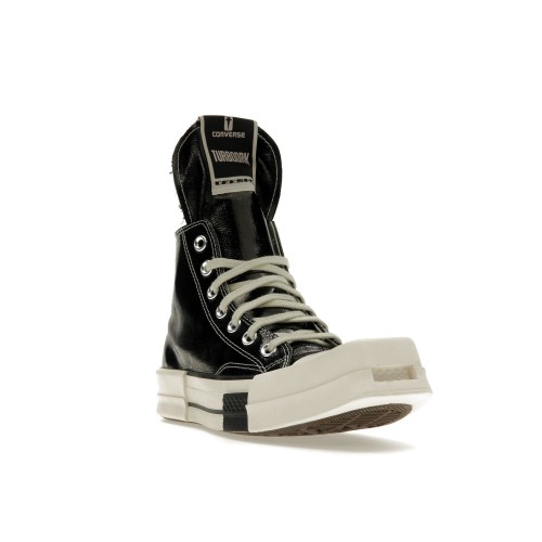 Кроссы Converse TURBODRK Chuck Taylor All Star 70 Hi Rick Owens DRKSHDW Black Lacquered Denim - мужская сетка размеров