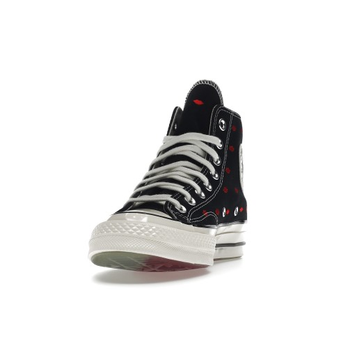 Кеды Converse Chuck Taylor All-Star 70 Hi Embroidered Lips Black - мужская сетка размеров