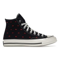 Кеды Converse Chuck Taylor All-Star 70 Hi Embroidered Lips Black