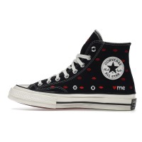 Кеды Converse Chuck Taylor All-Star 70 Hi Embroidered Lips Black