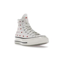 Кеды Converse Chuck Taylor All-Star 70 Hi Embroidered Lips Vintage White