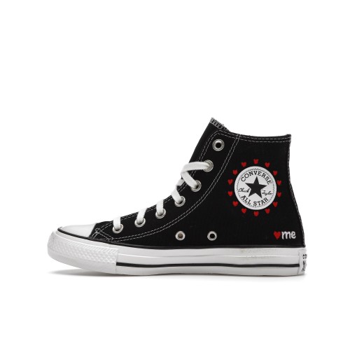 Кеды Converse Chuck Taylor All-Star Embroidered Hearts (W) - женская сетка размеров