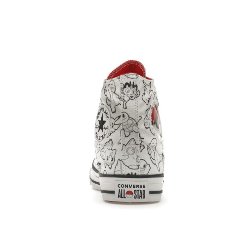 Кроссы Converse Chuck Taylor All Star Pokemon Poke Ball - мужская сетка размеров