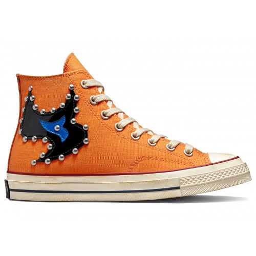 Кеды Converse Chuck Taylor All-Star 70 Hi Come Tees Orange - мужская сетка размеров