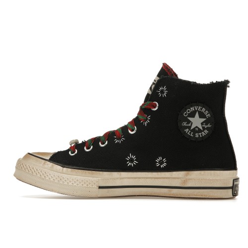 Кроссы Converse Chuck Taylor All Star 70 Hi Barriers Worldwide - мужская сетка размеров