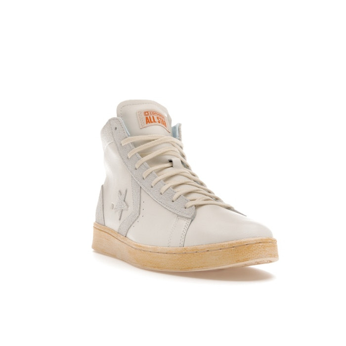 P.J. Tucker x Converse Pro Leather High Vintage White - мужская сетка размеров P.J. Tucker x Converse Pro Leather High Vintage White - мужская сетка размеров