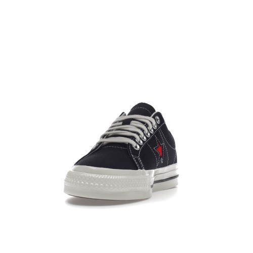 Кроссы Converse One Star Ox Comme des Garcons PLAY Black - мужская сетка размеров