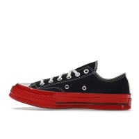 Converse Chuck Taylor All Star 70 Ox Comme des Garcons PLAY Black Red Midsole