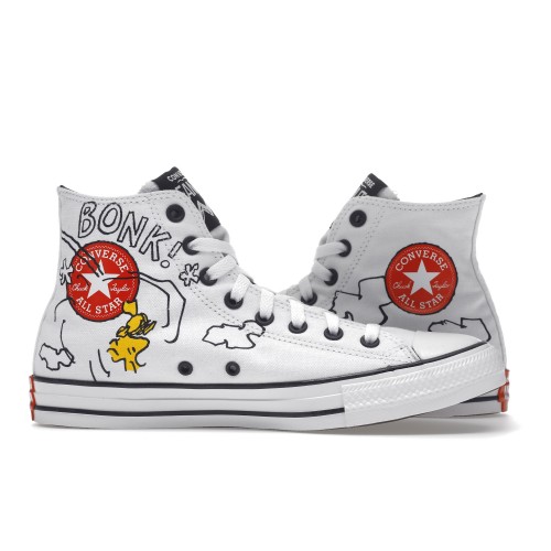 Кроссы Converse Chuck Taylor All Star Peanuts Snoopy and Woodstock - мужская сетка размеров